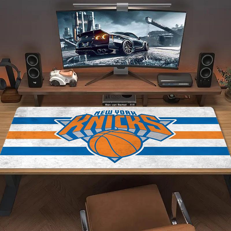 York Knicks Print Cushion Non-slip Laptop Tablet Big Mousepad XXL Mat Mini PC Playmat With Lock edge