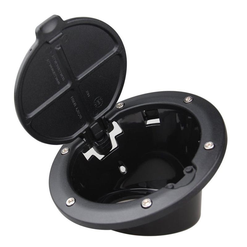 Black Fuel Filler Cover Gas Tank Cap for 07-16 Jeep Wrangler JK 2/4 Door