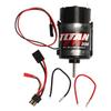 550 Brushed Motor 21T Low Noise Heat Dissipation RC Car Brushed Motor for SCX10 90046 Black