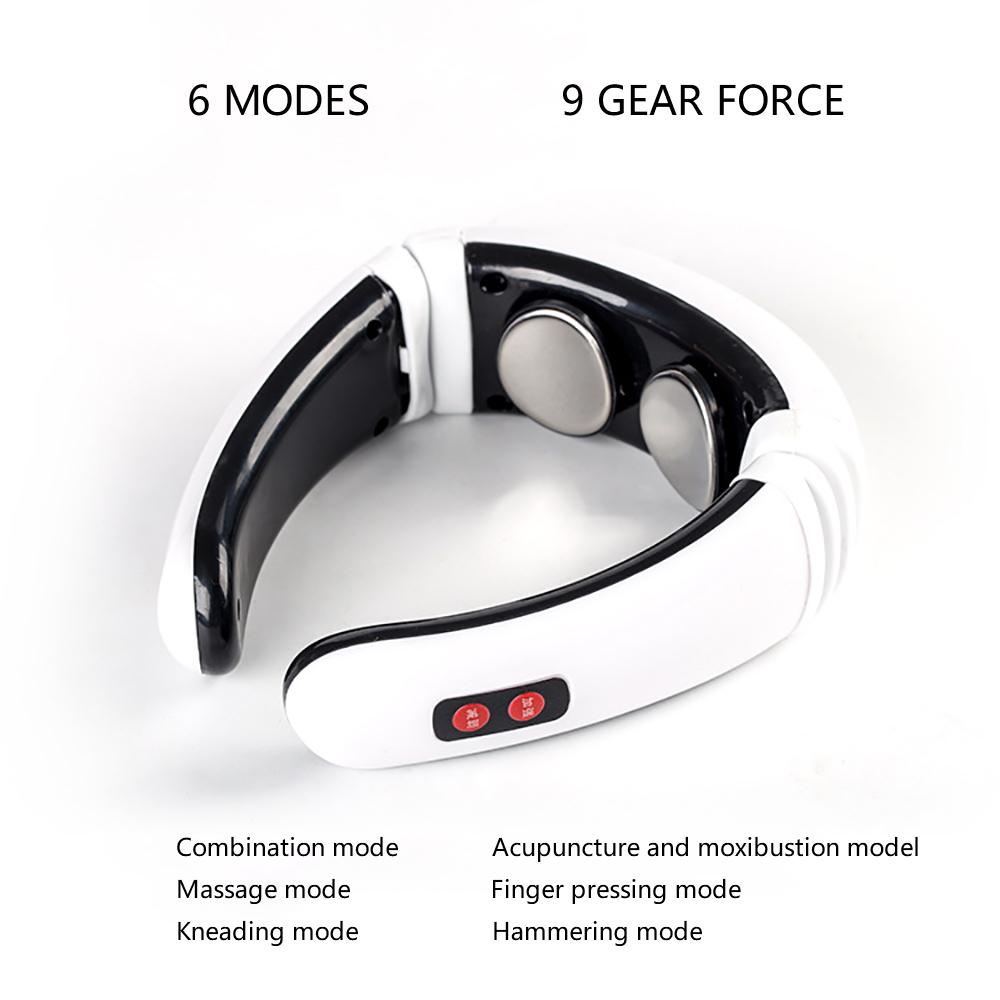 Electric Cervical Neck Massager Body Shoulder Relax Massage Relieve Pain