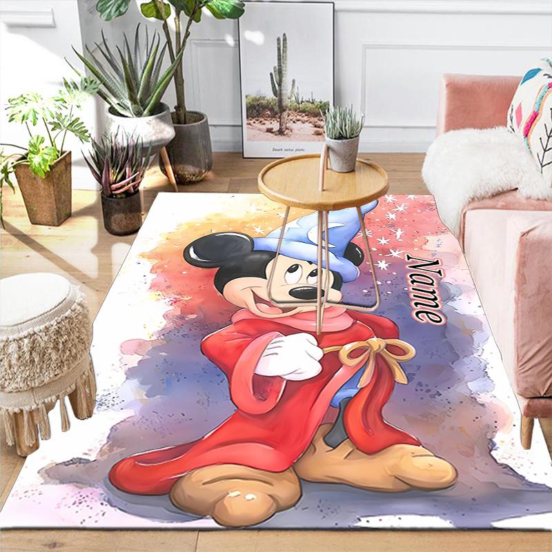 Custom 1Pc Mickey Friends Christmas Rug Office Carpet Indoor Outdoor Entrance Doormat Nonslip Soft And Comfortable Living Room D916147