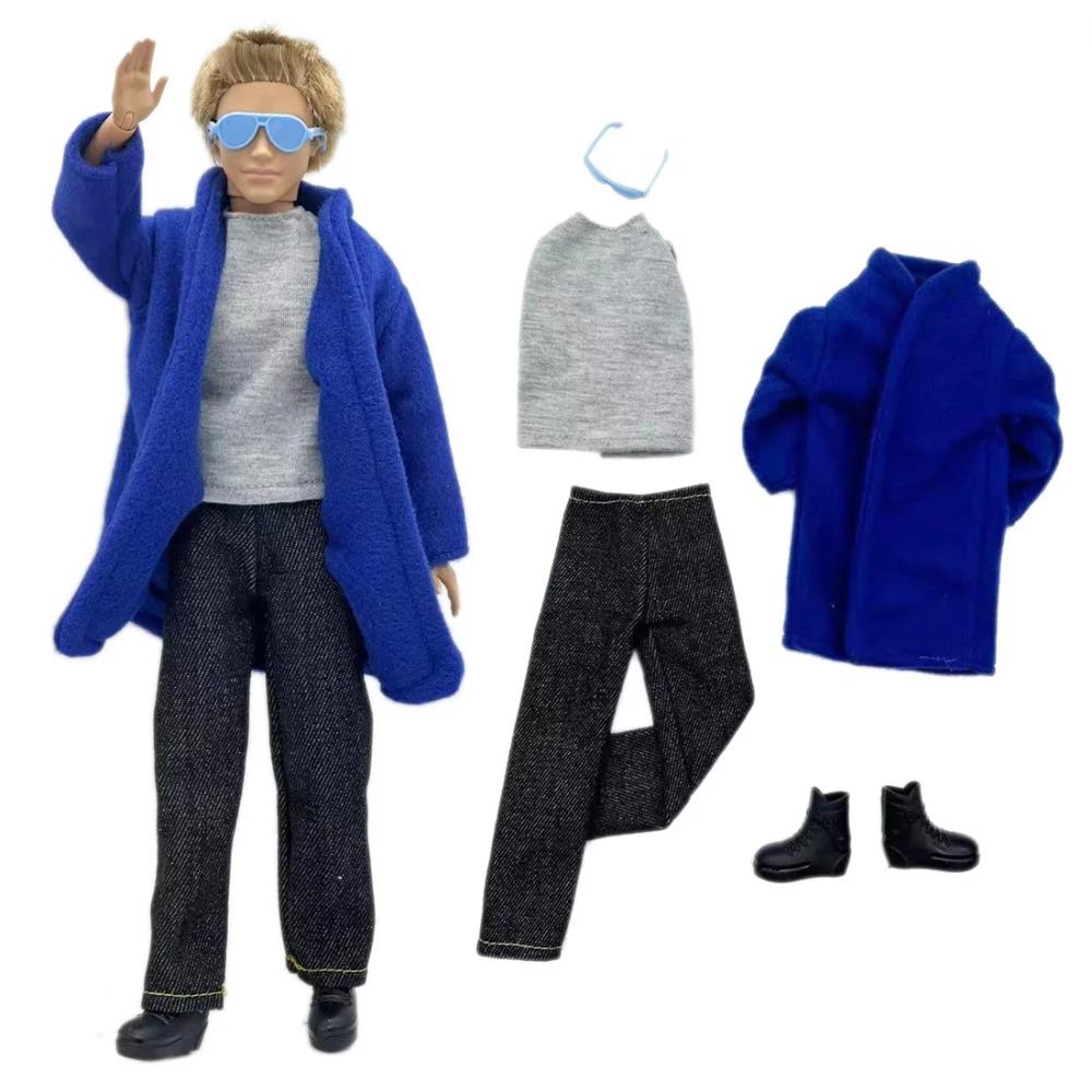 1 Set Ken Cloth Handmade Handsome Doll Accessories Casual Wear Suit for 30cm 12inch Ken Doll Suit Kids Gift