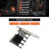 20 Гбит/с PCI-E 4X 1 к 4 USB 3.0 r для майнинга Майнер Множитель Карта расширения Настольный компьютер Адаптер-расширитель
