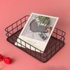 Скандинавская кованая сетчатая корзина для настольного хранения косметики и средств по уходу за кожей, корзина для организации и хранения