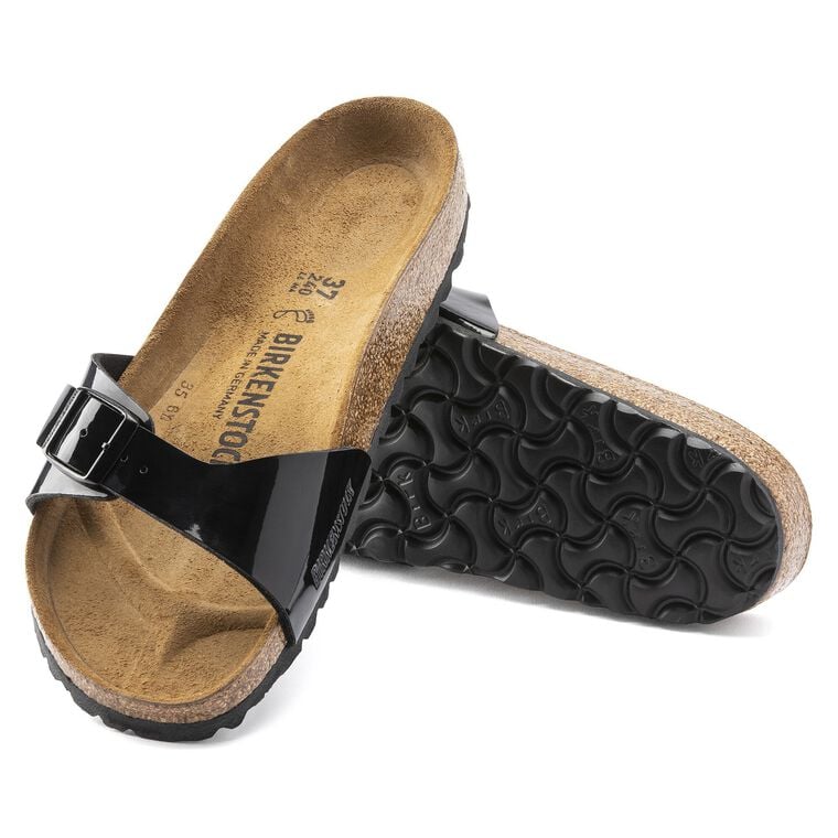 Birkenstock Шлепанцы женские черные узкие 0040303