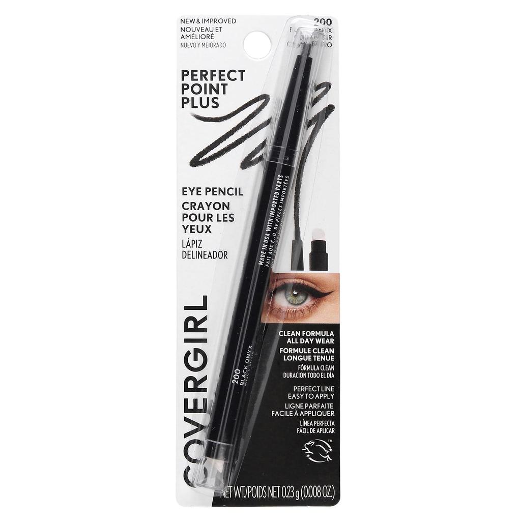 Covergirl, Perfect Point Plus, карандаш для глаз, 200 Black Onyx, 0,23 г (0,008 унции)
