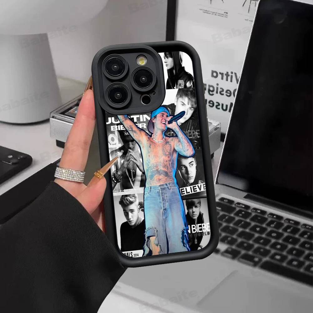 Чехол для телефона певца Джастина Бибера для iPhone 17 16 15 14 Plus 13 12 11 Pro Max Силиконовый чехол