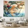Charizard VS Blastoise Print Tapestry - Portable Wall Decor Cloth, for Home, Dorm, Travel, Bedroom, Living Room - Ideal Birthday Housewarming Gift