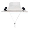 Солнечная шляпа с широким краем для рыбалки на открытом воздухе - солнечная и USB-зарядка, солнцезащитная шляпа от солнца с вентилятором, солнечная шляпа с вентилятором для летнего кемпинга на открытом воздухе, пляжа