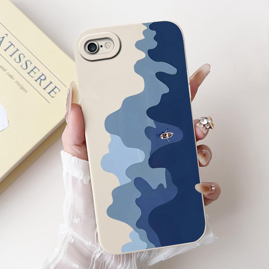 For Apple iPhone 6 6S Plus Case Fashion Candy Painted Cover Shockproof Phone Case For iPhone 6S Plus iPhone6 S Soft Fundas Coque