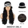 MISSQUEEN Synthetic Beret And Fisherman's Hat Wig Extension Long Wavy Hair Suitable For Women Daily Wear