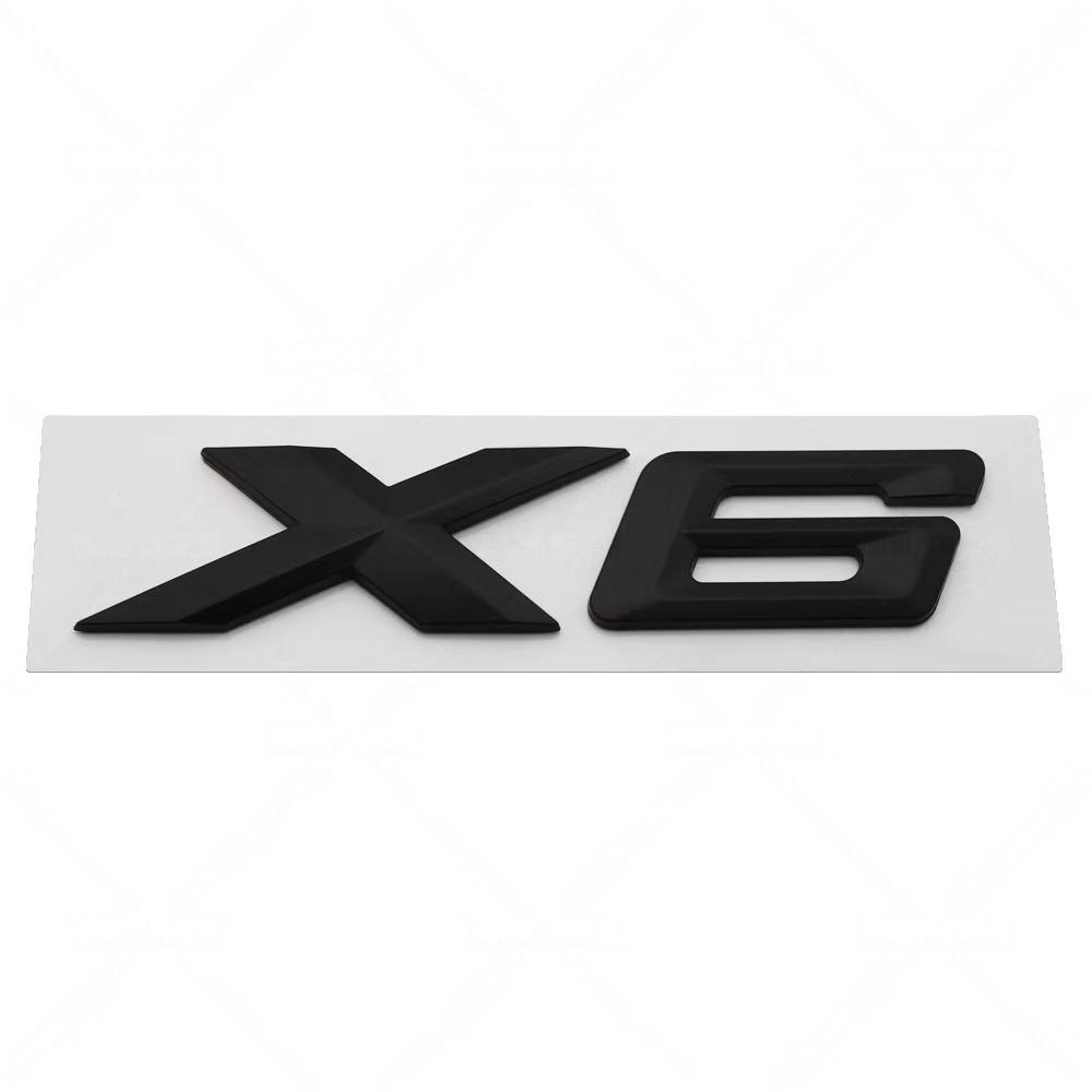 3D ABS GT X1~X7 Letter Badge Sticker Rear Trunk emblem Decal High-Quality Automotive Exterior Accessories