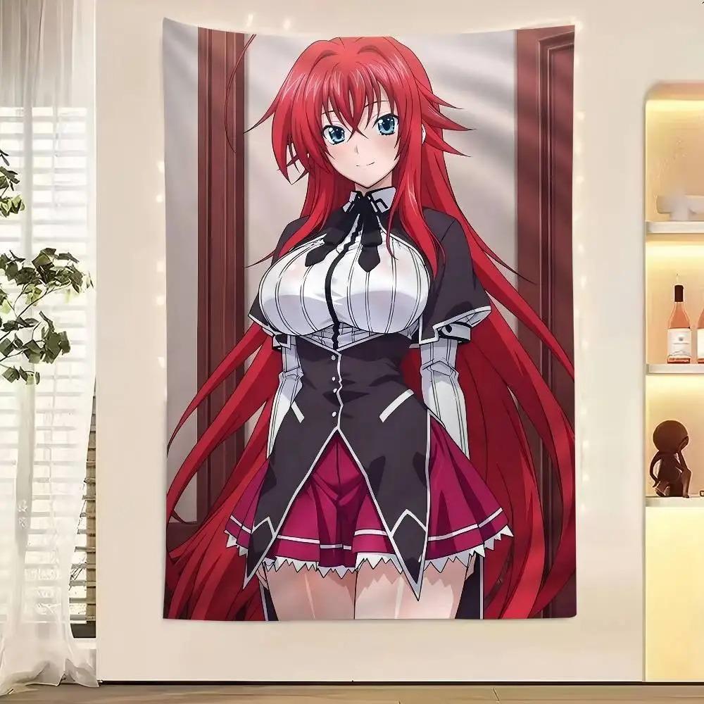 Аниме High School Dxd DIY Липкий Цветной Гобелен Настенный Бохо Настенные Гобелены Мандала Настенное Искусство
