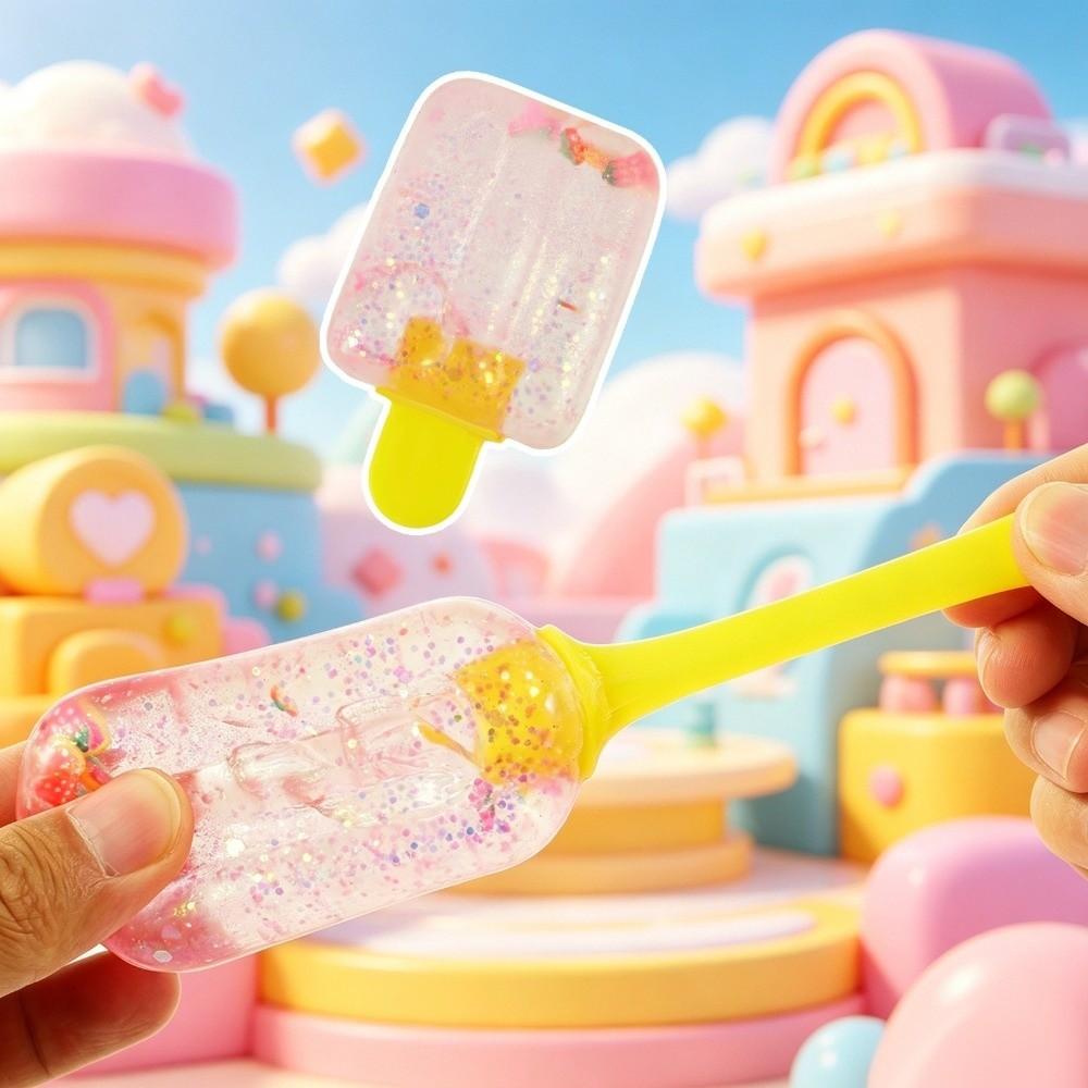 Transparent Popsicle Squishy Toys Soft Reduce Anxiety Toy Adult Reduce Pressure