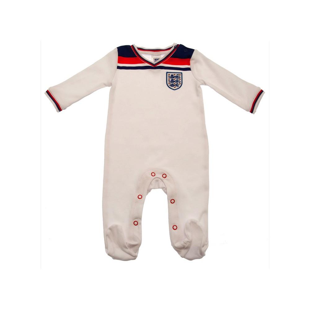 England FA Baby Home Kit Sleepsuit