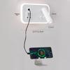 Светодиодный креативный вращающийся настенный светильник с USB-портом для зарядки, декоративный настенный светильник для гостиной, коридора, спальни, кабинета, светильник для чтения