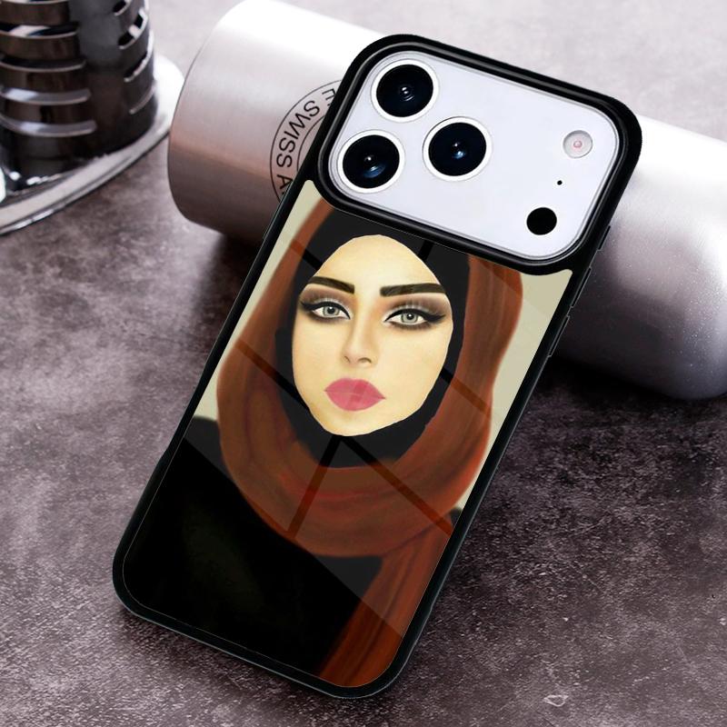 Арабская женщина в никабе Лицо чехол для iPhone 17 16 15 14 13 12 11 Pro Max Plus 17Air Мягкий силиконовый чехол