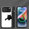 A kitten in blue water Suitable For iPhone 16E 17 Pro Max 15 Pro 14 13 Plus 12 mini 11 16 Air 17Pro magnetism Glass Phone Case