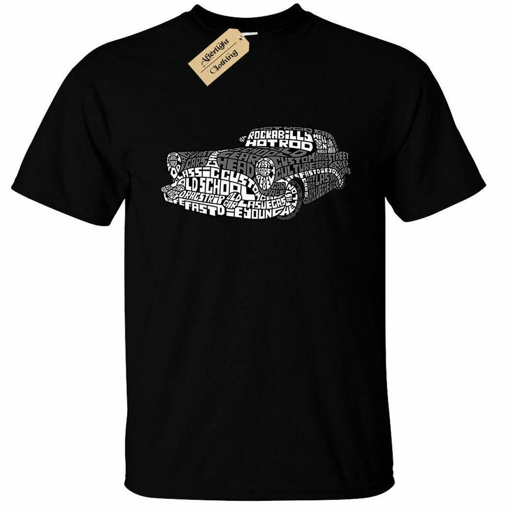 Футболка унисекс Hotrod Hot Rod с классическим автомобилем в стиле рокабилли