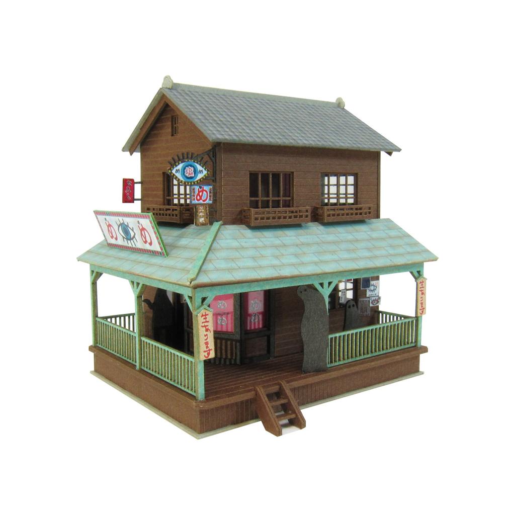 STUDIO GHIBLI Гигантские кресла-мешки Sankei Miniatuart Kit Studio Ghibli Series Унесенные призраками Таинственный масштаб Бумажная поделка Город-2 1/150 MK07-05