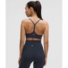 Lululemon Flow Y BrA Nulu  Light Support  A C Cups True nAvY