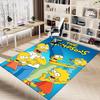 1pc Simpsons Family Adventure Carpet for Playroom Bedroom Living Room Sofa Home Decor,kids Game Area Rug Non-slip Floor Mat Y82654