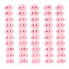 50 шт. розовые пятачки, термонаклейки, нашивки-аппликации, маленькие ремонтные нашивки, вышитые нашивки для украшения сумки