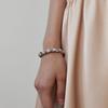 LOVE ME MONSTER Шикарный кожаный браслет-цепочка с лентой (L243MBC010)