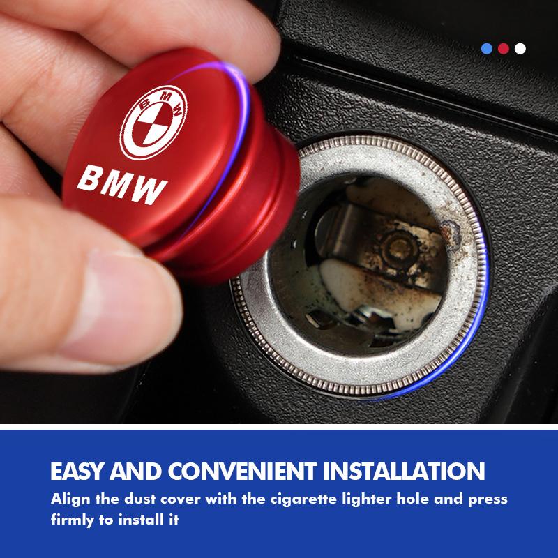 Car Cigarette Lighter Plug No Smoking Fire Missile Button Cap For BMW M Performance E36 E46 E60 E90 E91 E92 E93 F30 F20
