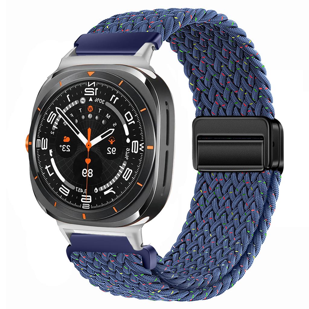 Для Samsung Galaxy Watch 7 Ultra Ремешок 47 мм Аксессуары Магнитный Плетеный нейлоновый спортивный Браслет Correa Galaxy Watch 7 Ultra Ремешок