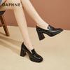 DAPHNE Элегантные лоферы на платформе в французском стиле