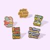 Colorful Geometric Alloy Brooch Pin For Men And Women Stylish Decorative Accessory