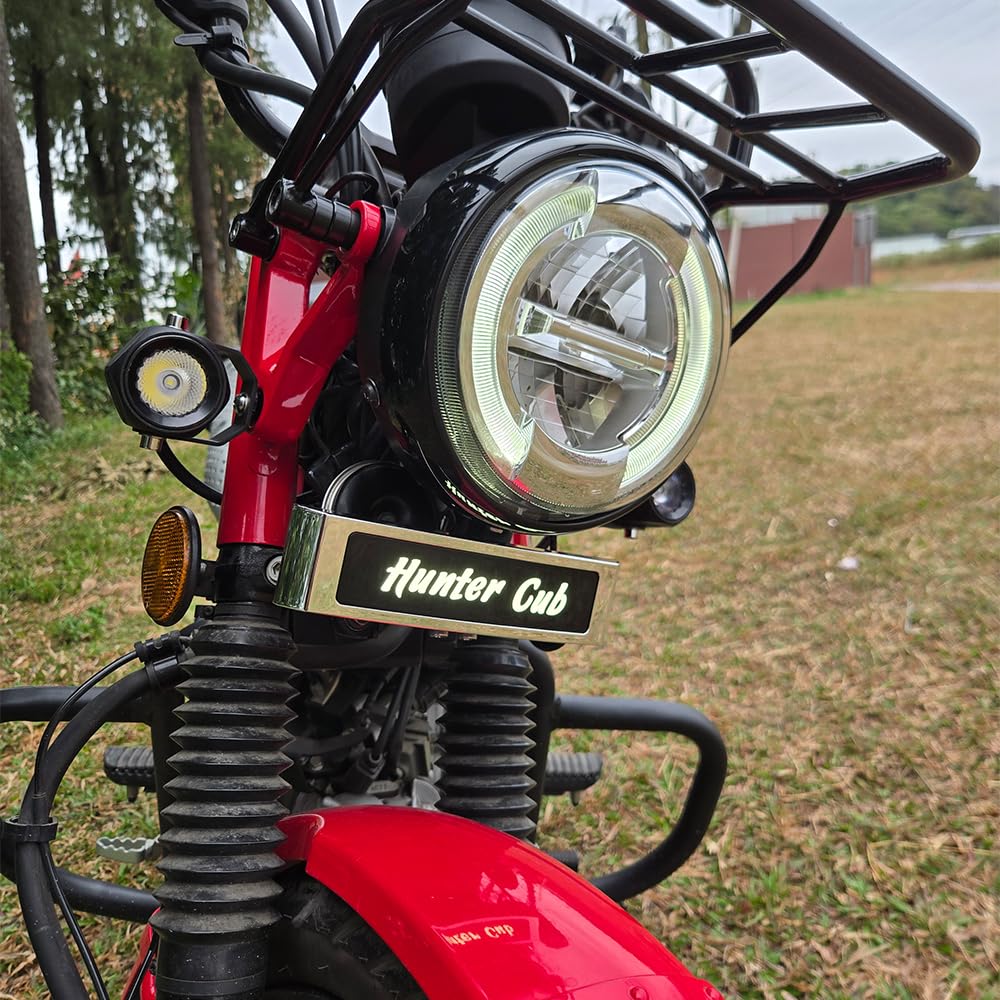 Hunter Cub LOGO LED Emblem Light for Honda CT125, Hunter Cub JA55, and JA65