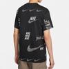 Nike Спортивная одежда Футболка с коротким рукавом с логотипом Мужские топы Черные CW0378-010