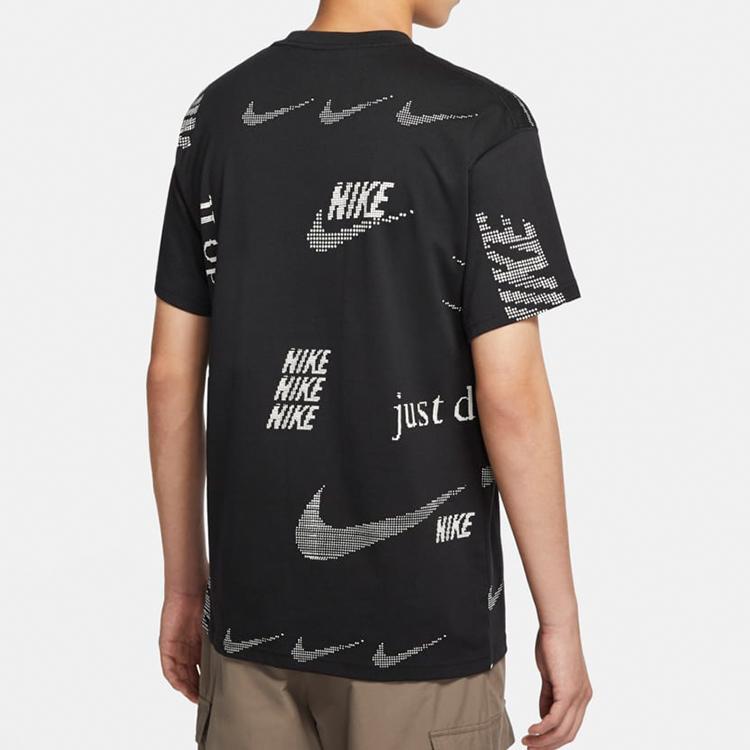 Nike Спортивная одежда Футболка с коротким рукавом с логотипом Мужские топы Черные CW0378-010