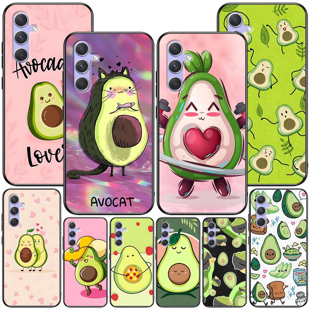 Avocado Case for Samsung Galaxy A51 A53 A54 A31 A52 A12 A13 A21s A22 A32 A11 A22 A33 A41 A52s A73 A14 A24 TPU Phone Cover