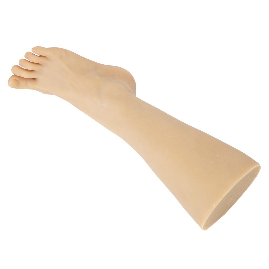 Мужская модель стопы, имитация пылезащитной мягкой TPE мужской манекен-ноги для практики акупунктуры и татуировки