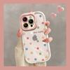 Applicable To IPhone15 IPhone Case 14/13pro Color Polka Dot Love 12 Transparent All-inclusive Anti-fall