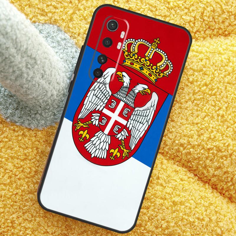 Флаг Сербии Сербский Чехол Для POCO X3 X4 X5 F5 Pro M5s C40 F4 GT F3 Чехол Для Xiaomi 12T 11T Pro 12 13 Lite 12X