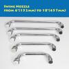 Commercial Industrial Brass Deck Mount Dual Handle Kitchen Faucet with Selectable Spout 8 Inch Center for Hotels & Restaurants