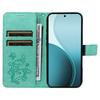For Oppo Reno14 Pro 5G (China)/Oppo Reno14 Pro 5G (Global) Wallet Case Floral Butterfly Imprinted Leather Phone Cover Stand