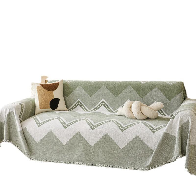 Nordic Sofa Cover Cloth Four Seasons Universal Chenille High Sense All-Inclusive a Whole Anti-Scratching Cover Full Cover Towel Blanket