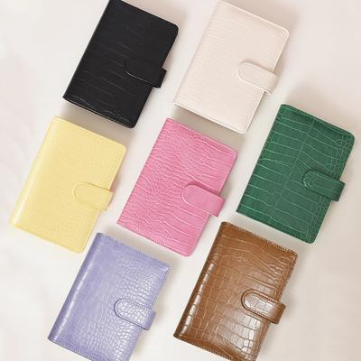 A5/A6 PU Macaroon Узор крокодиловая кожаный блокнот с отрывными листами в обложке-переплете Dairy Travelers