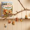 Indoor Festive Decorations Highland Cow Garden Advent Calendar 2026, 24 Day Christmas Countdown with 2D Decorative Window Ornaments Acrylic