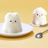 3D Pudding Puppy Candle Molds Silicone DIY Cartoon Frozen Mold Pudding Dessert Molds Chocolate Cake Cake Mousse