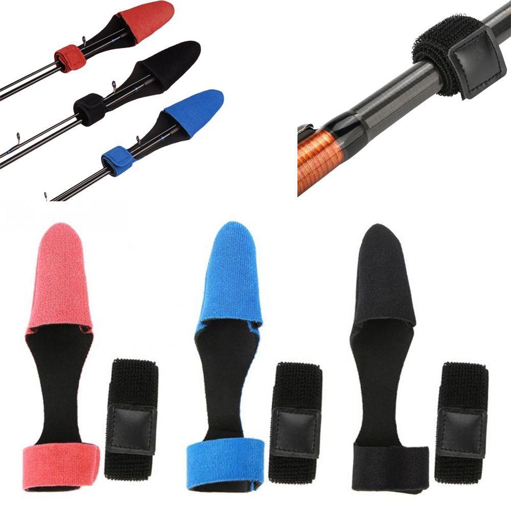 3 Colors Elastic Truss Cane Bandage Tip Cover Straps Fastener Fishing Rod Tie