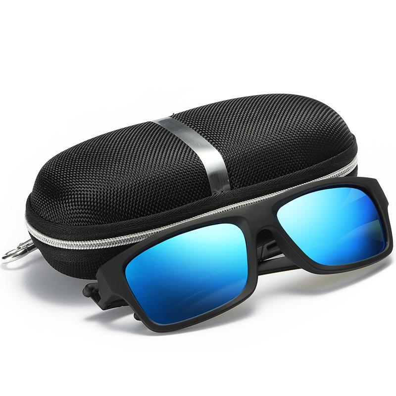 Polarized Sports Sunglasses for Men Women Unbreakable Frame Cycling Fishing Wrap Around Sunglasses UV400 Protection