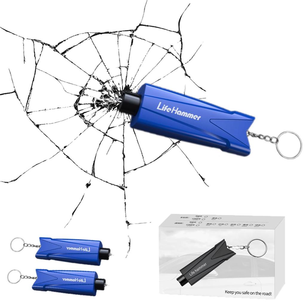 DZANNC Escape Hammer, For Car Emergencies, Seat Belt Cutter, Glass Breaking Car, Disaster Prevention