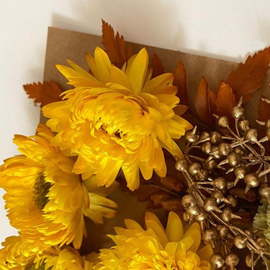 1 Bag Dried Flower Model Eye-catching Charming Smooth Surface Durable Fantastic Detailed Dried Flower Display for Kid