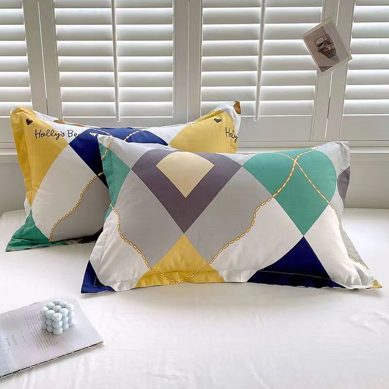 Пара хлопковых наволочек из саржи 48*74см на все времена года